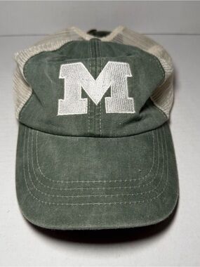 NCAA Mississippi State Bulldogs Green Mesh Trucker Hat Cap Adjustable
